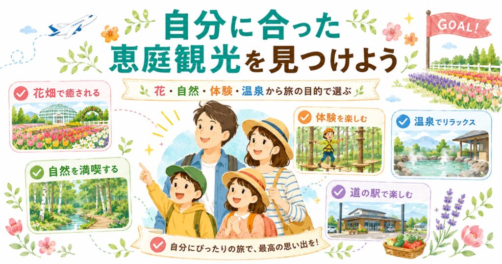 恵庭,観光,スポット,デート,旅行