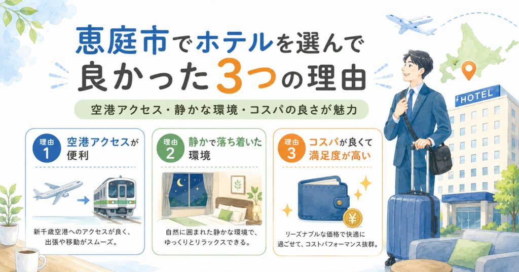 恵庭,ビジネスホテル
