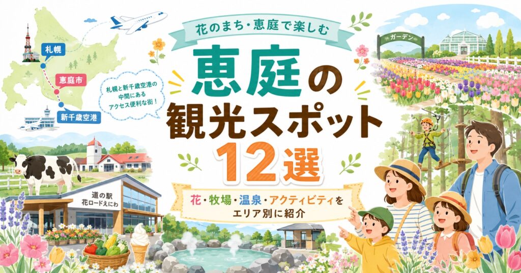 恵庭,観光,スポット,デート,旅行