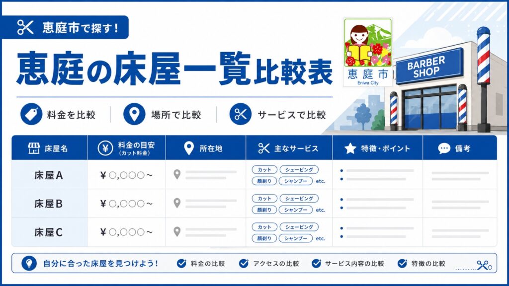 恵庭,安い,床屋,口コミ,評判,おすすめ