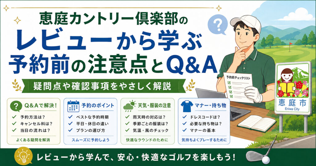 恵庭カントリー倶楽部,レビュー,口コミ,体験談