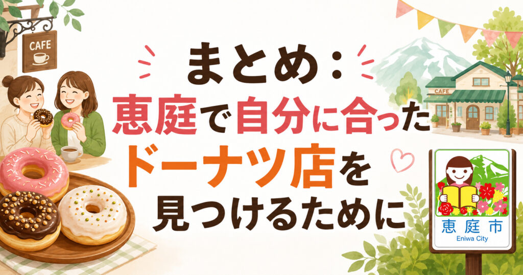 恵庭,ドーナツ,おすすめ