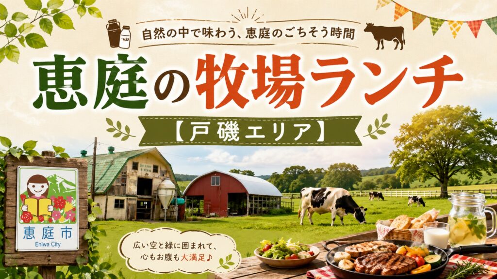 恵庭,牧場,ランチ,ピザ,パスタ,おすすめ,人気,口コミ,評判,レビュー