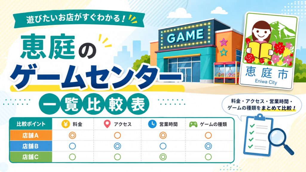 恵庭,ゲームセンター,キャッツアイ,おすすめ,評判,口コミ