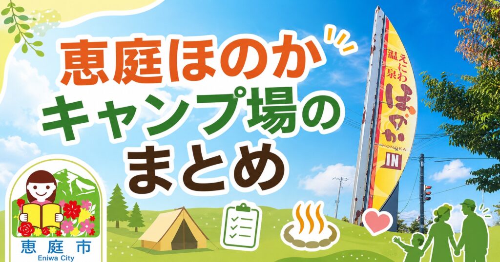 恵庭,ほのか,キャンプ場,ほのキャンプ