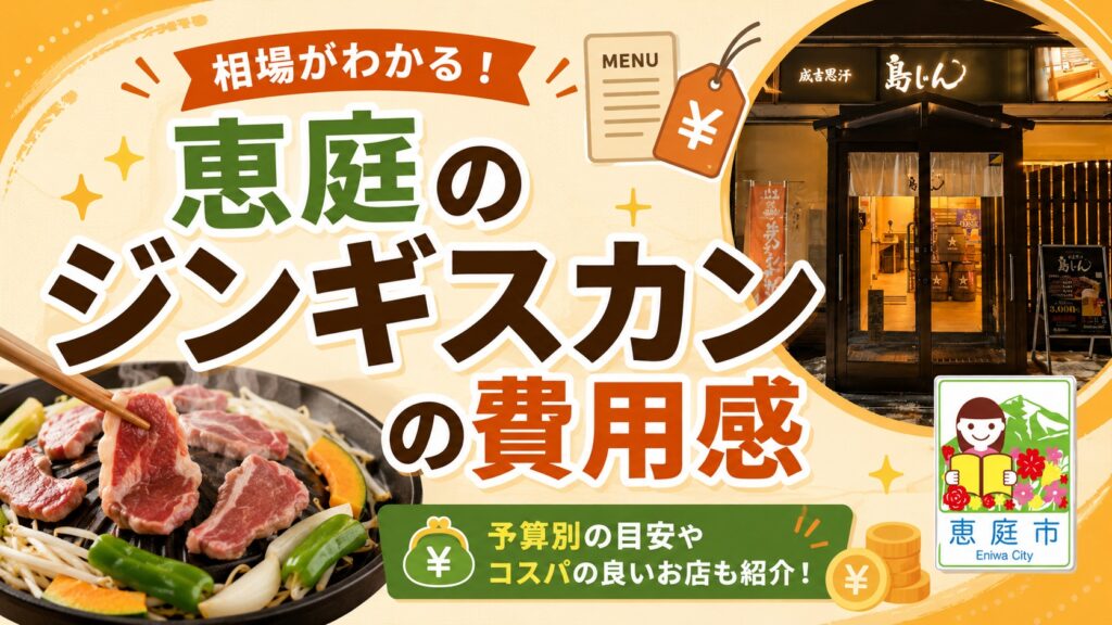 恵庭,ジンギスカン,おすすめ,口コミ,評判