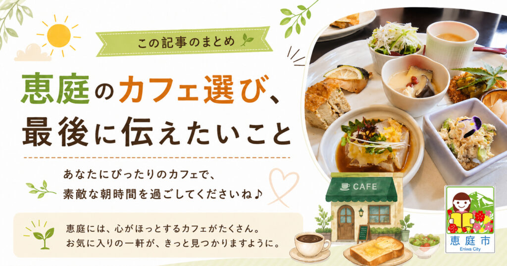 恵庭,モーニング,カフェ,おすすめ