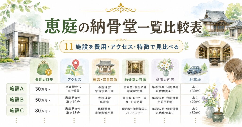 恵庭,納骨堂