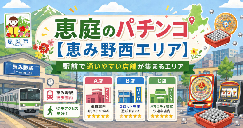 恵庭,パチンコ,おすすめ,口コミ,評判