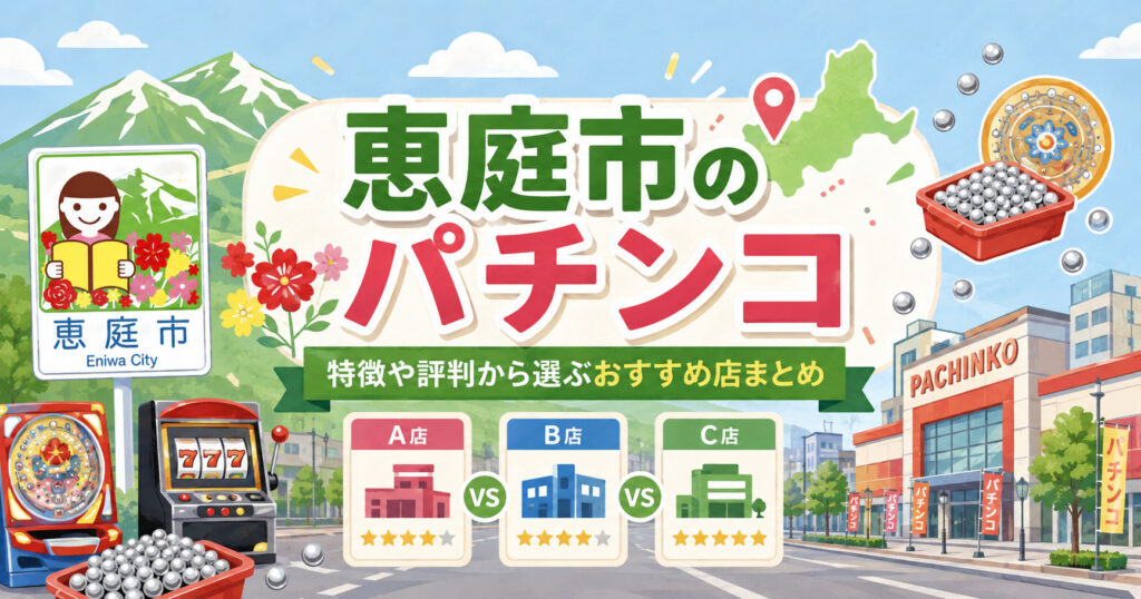 恵庭,パチンコ,おすすめ,口コミ,評判