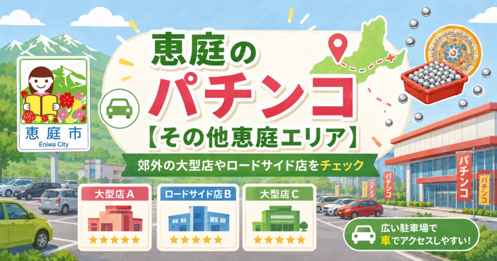 恵庭,パチンコ,おすすめ,口コミ,評判