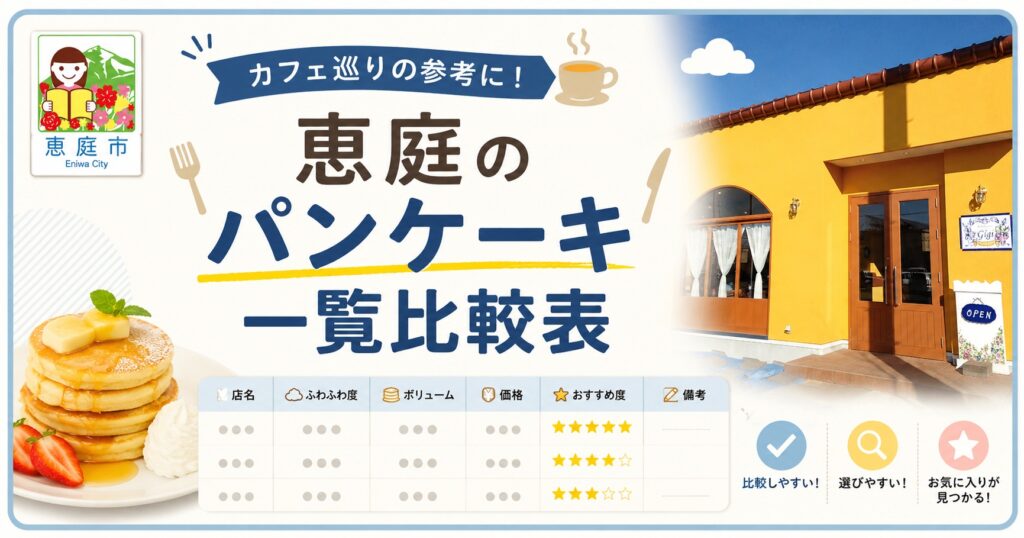 恵庭,パンケーキ,おすすめ,口コミ,評判,デート,女子会