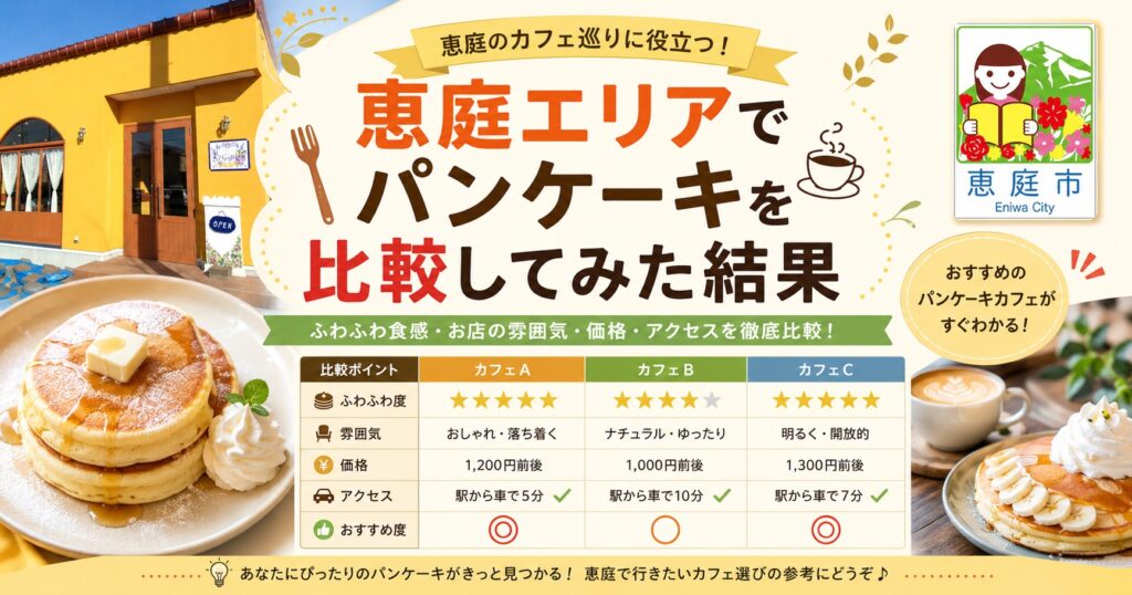 恵庭,パンケーキ,おすすめ,口コミ,評判,デート,女子会