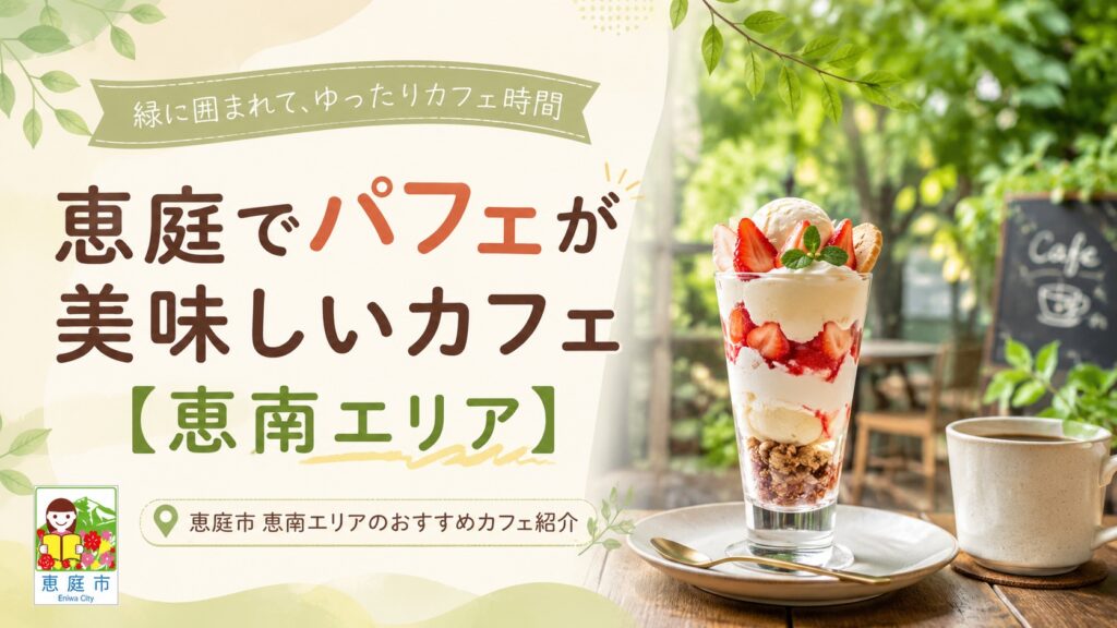 恵庭,パフェ,おしゃれ,おすすめ,口コミ,評判