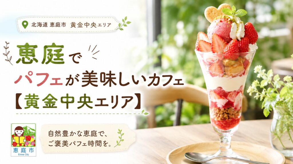 恵庭,パフェ,おしゃれ,おすすめ,口コミ,評判