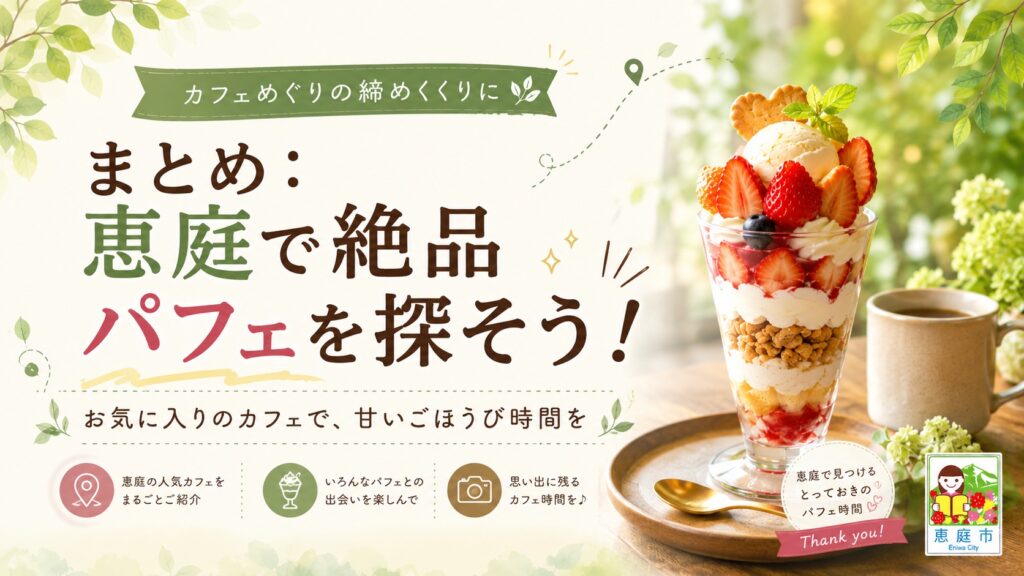恵庭,パフェ,おしゃれ,おすすめ,口コミ,評判