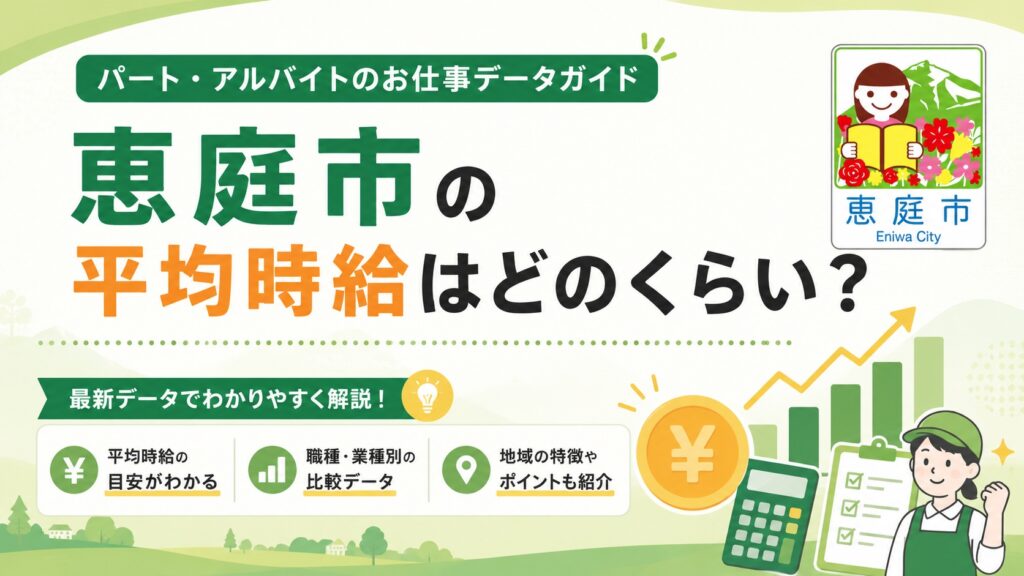 恵庭,バイト,穴場,高校生,大学生