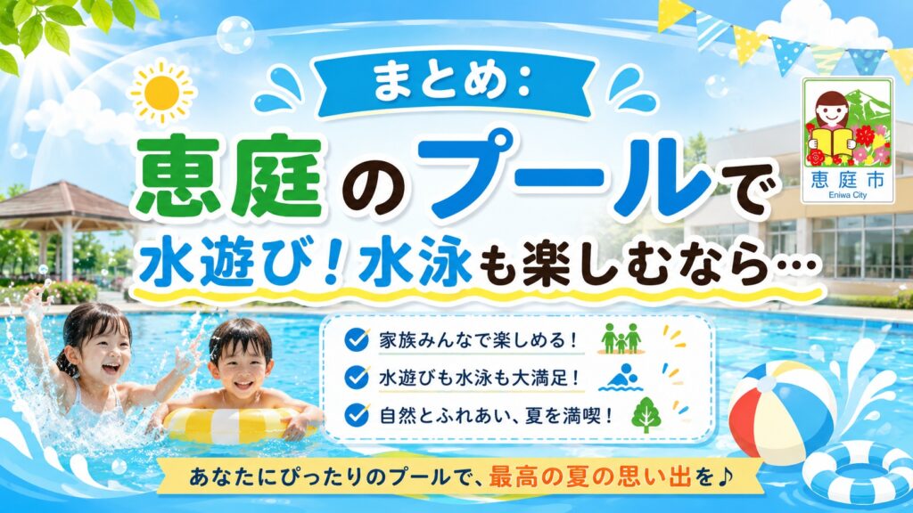 恵庭,プール,市民プール,おすすめ
