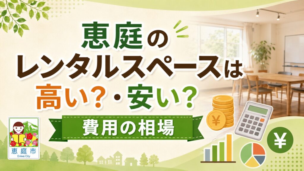 恵庭,レンタルスペース,おすすめ,口コミ,評判,場所