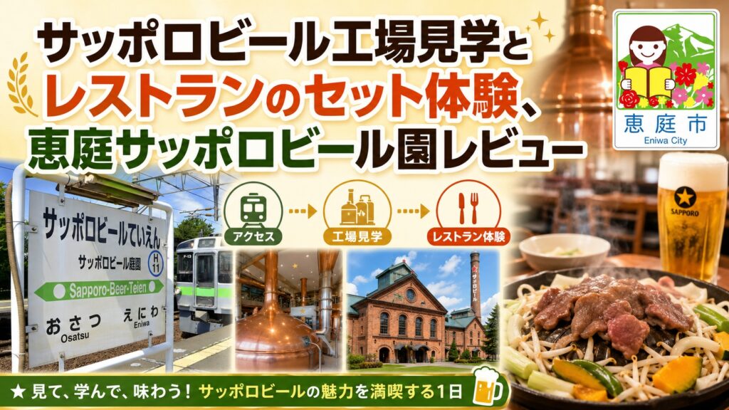 恵庭,サッポロビール園,レビュー,おすすめ