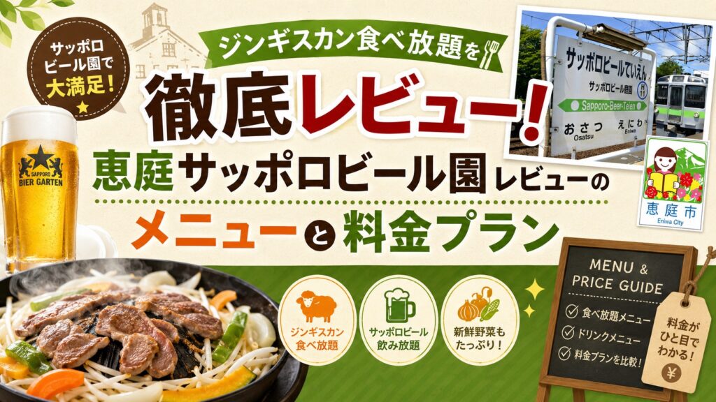 恵庭,サッポロビール園,レビュー,おすすめ