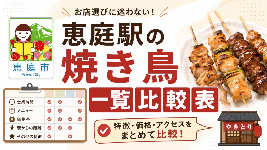 恵庭,恵庭駅,焼き鳥屋,焼き鳥,二次会,おすすめ,口コミ,評判