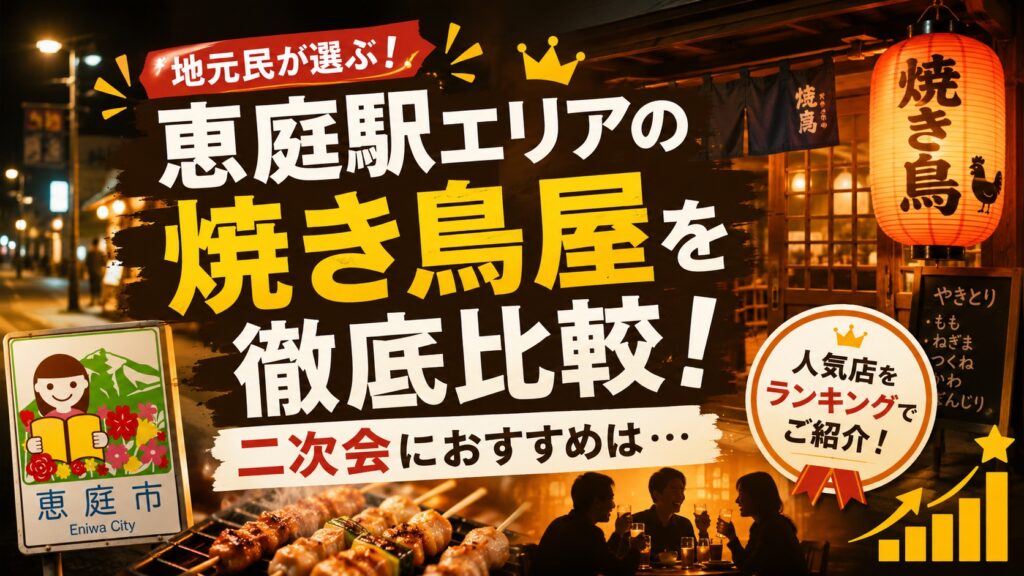 恵庭,恵庭駅,焼き鳥屋,焼き鳥,二次会,おすすめ,口コミ,評判