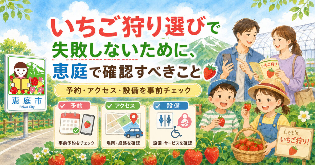 恵庭,いちご狩り