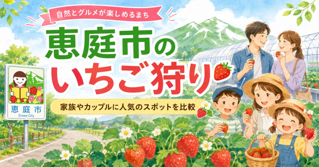 恵庭,いちご狩り