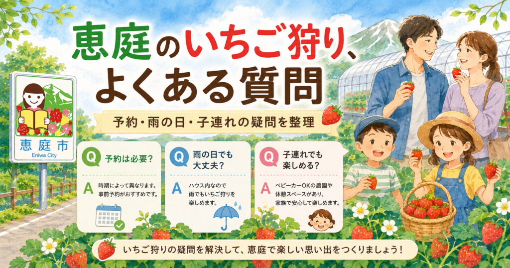 恵庭,いちご狩り