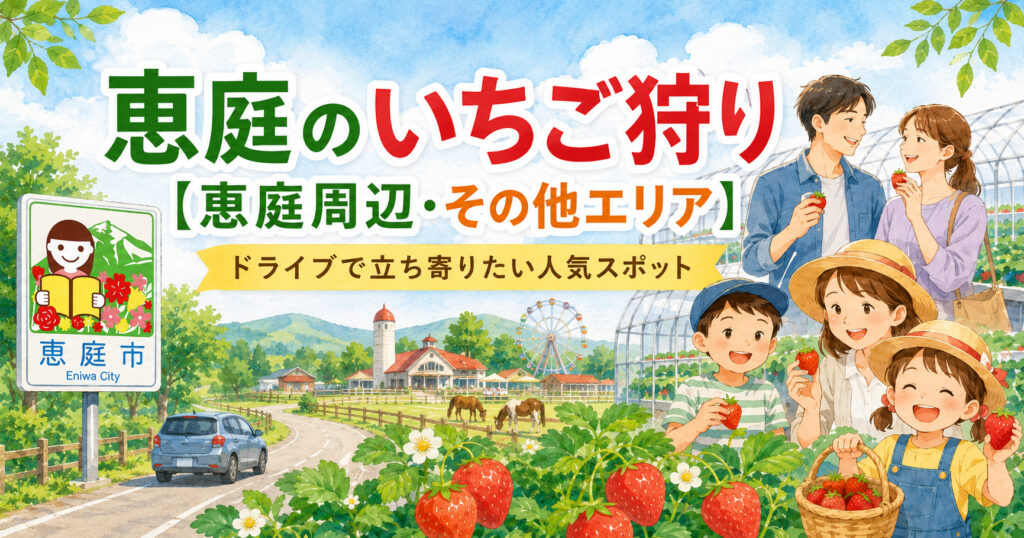 恵庭,いちご狩り