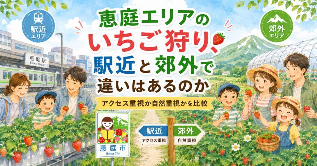 恵庭,いちご狩り