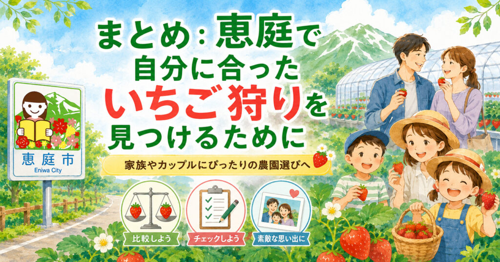 恵庭,いちご狩り