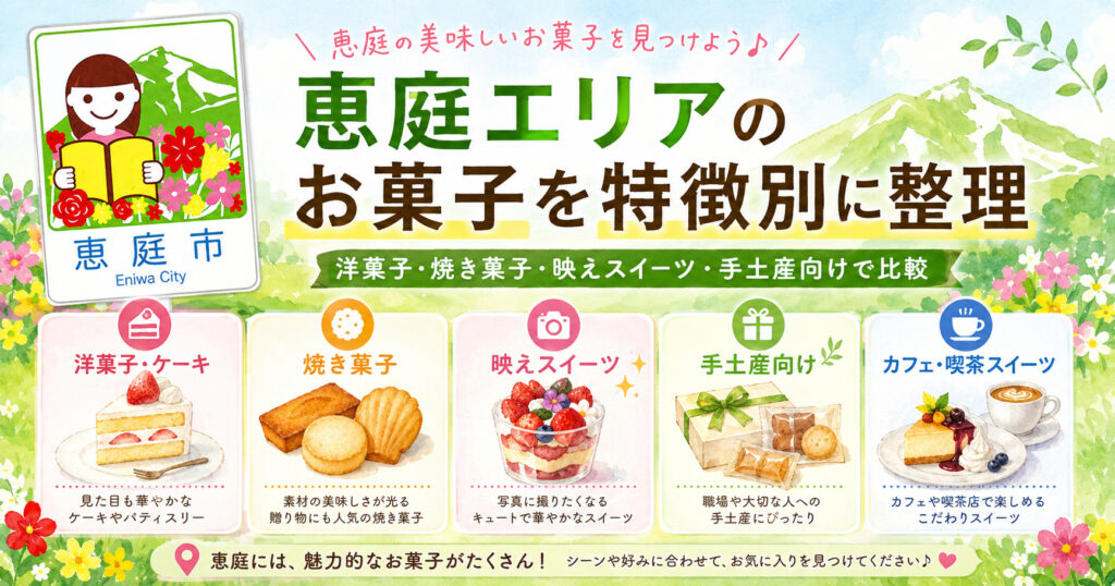 恵庭,お菓子,お土産,おすすめ,ローカル