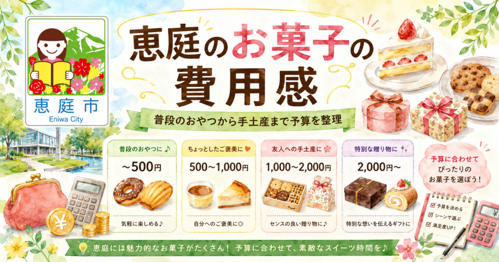 恵庭,お菓子,お土産,おすすめ,ローカル