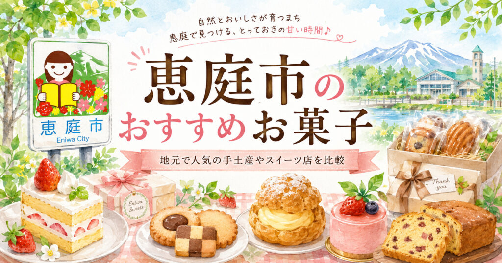 恵庭,お菓子,お土産,おすすめ,ローカル