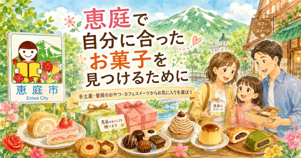 恵庭,お菓子,お土産,おすすめ,ローカル