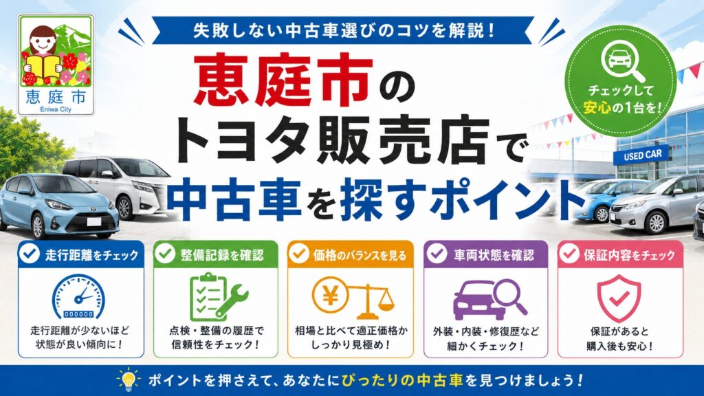 恵庭,トヨタ,ネッツ,カローラ,中古車,販売,口コミ,評判