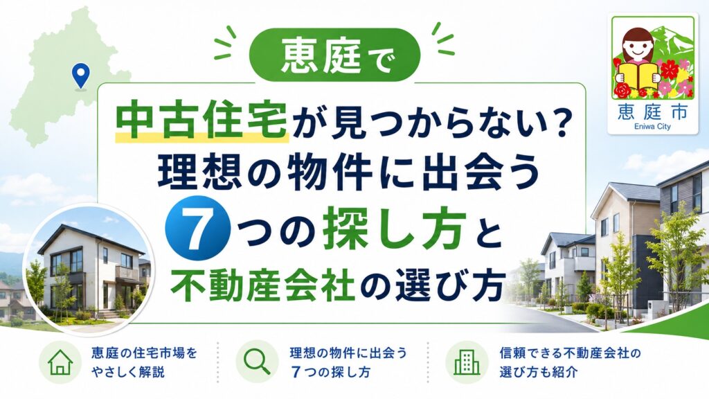 恵庭,中古住宅,不動産,不動産屋,売買