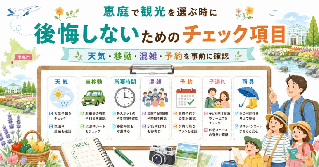恵庭,観光,スポット,デート,旅行