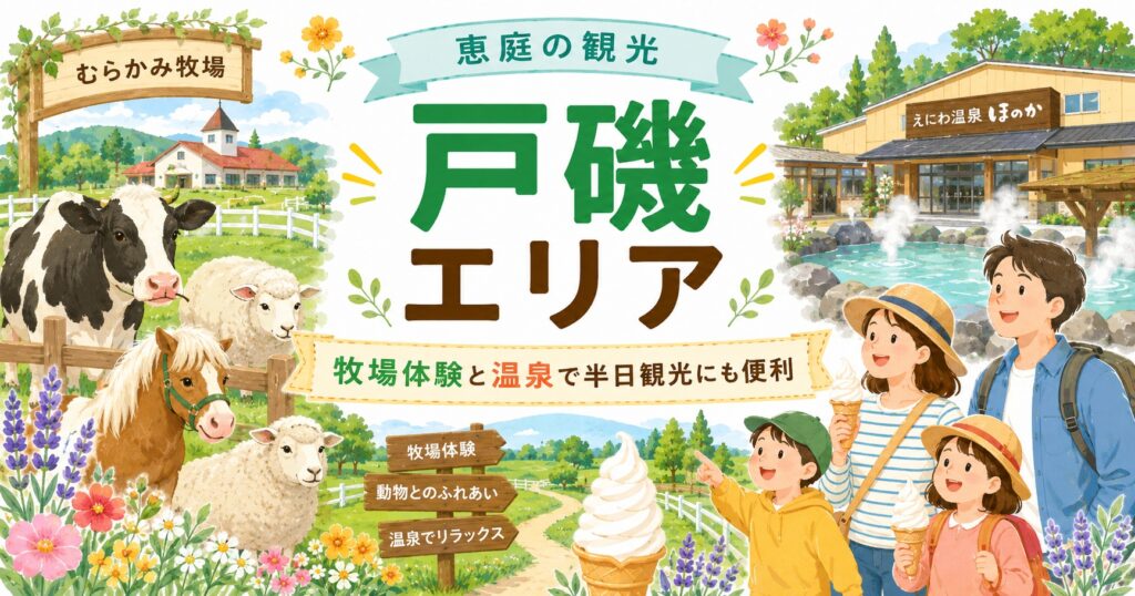 恵庭,観光,スポット,デート,旅行