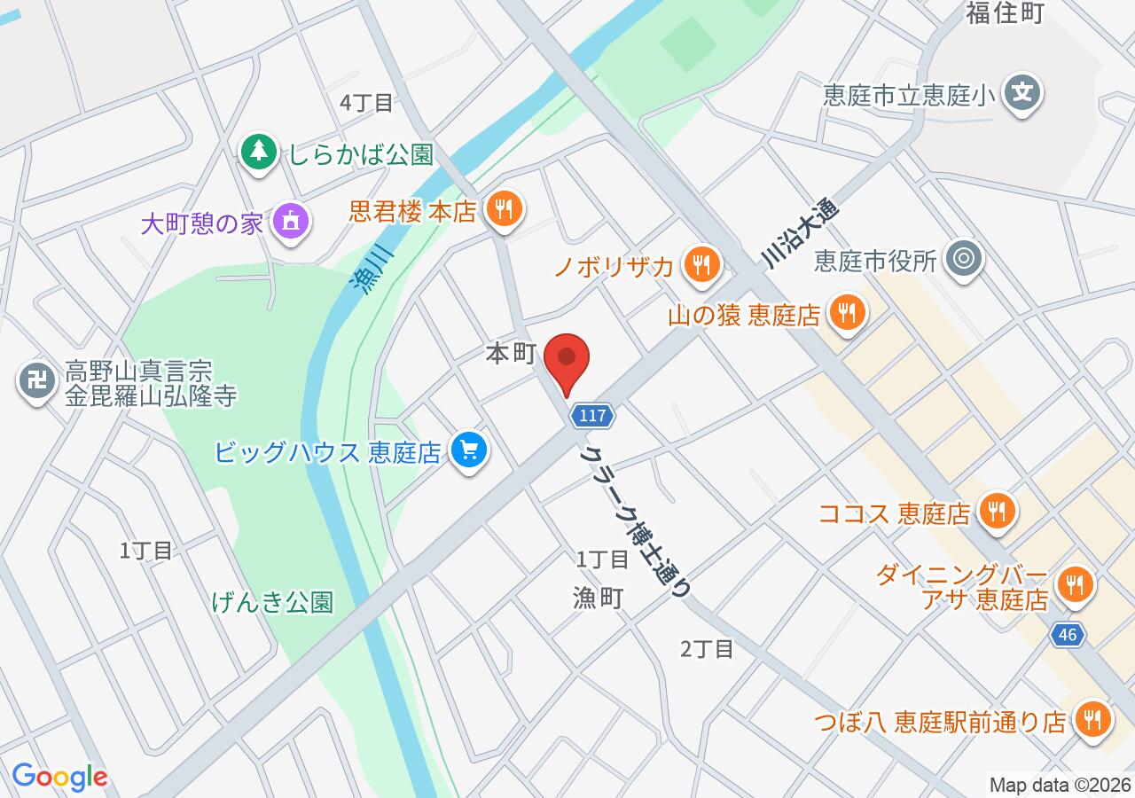 すしや葵の地図