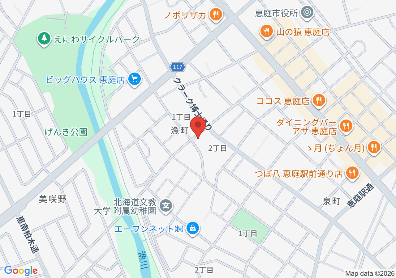 宅旬楽 恵庭店の地図