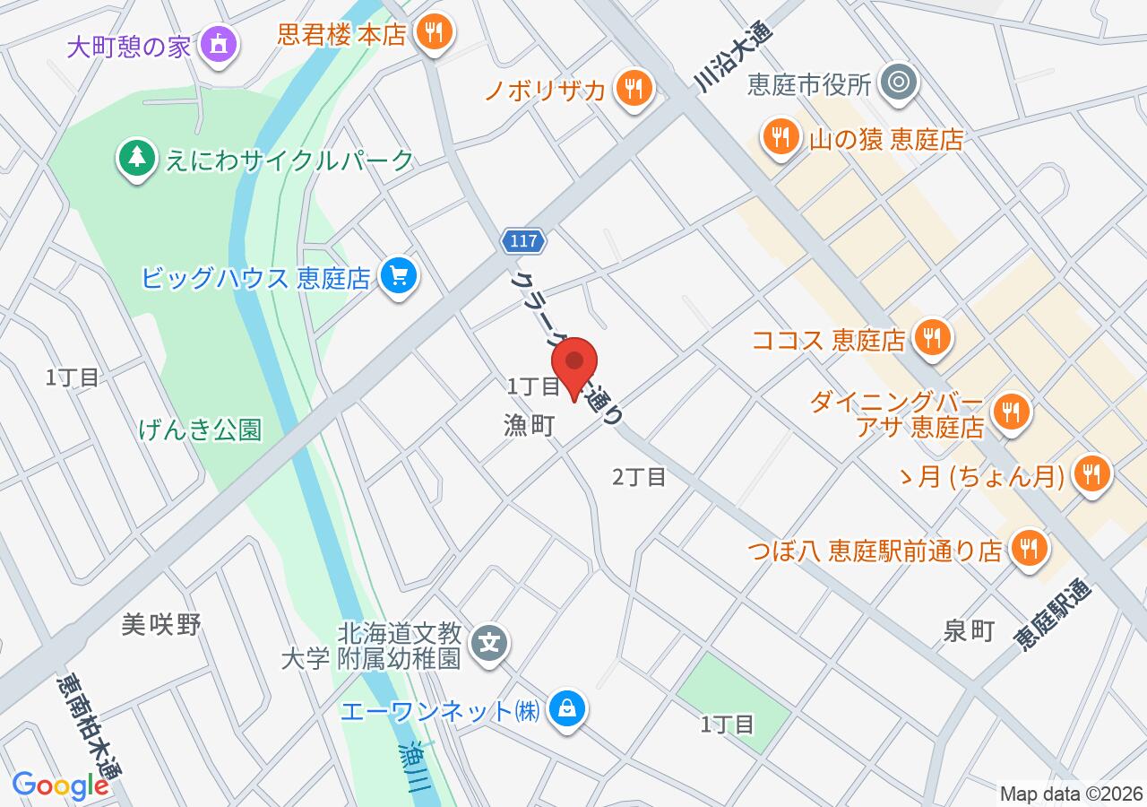 久保鮨の地図