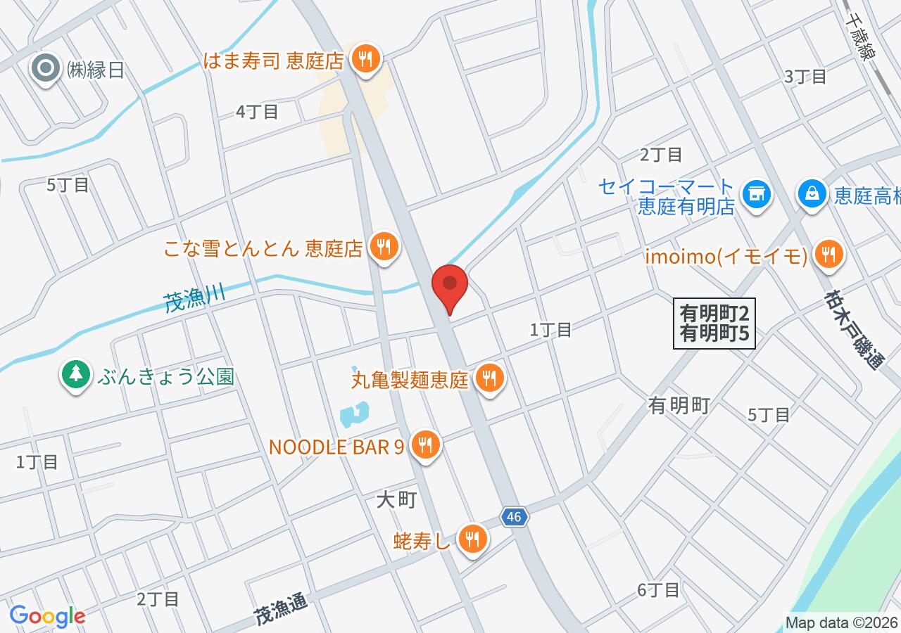 らーめん源屋 恵庭店の地図