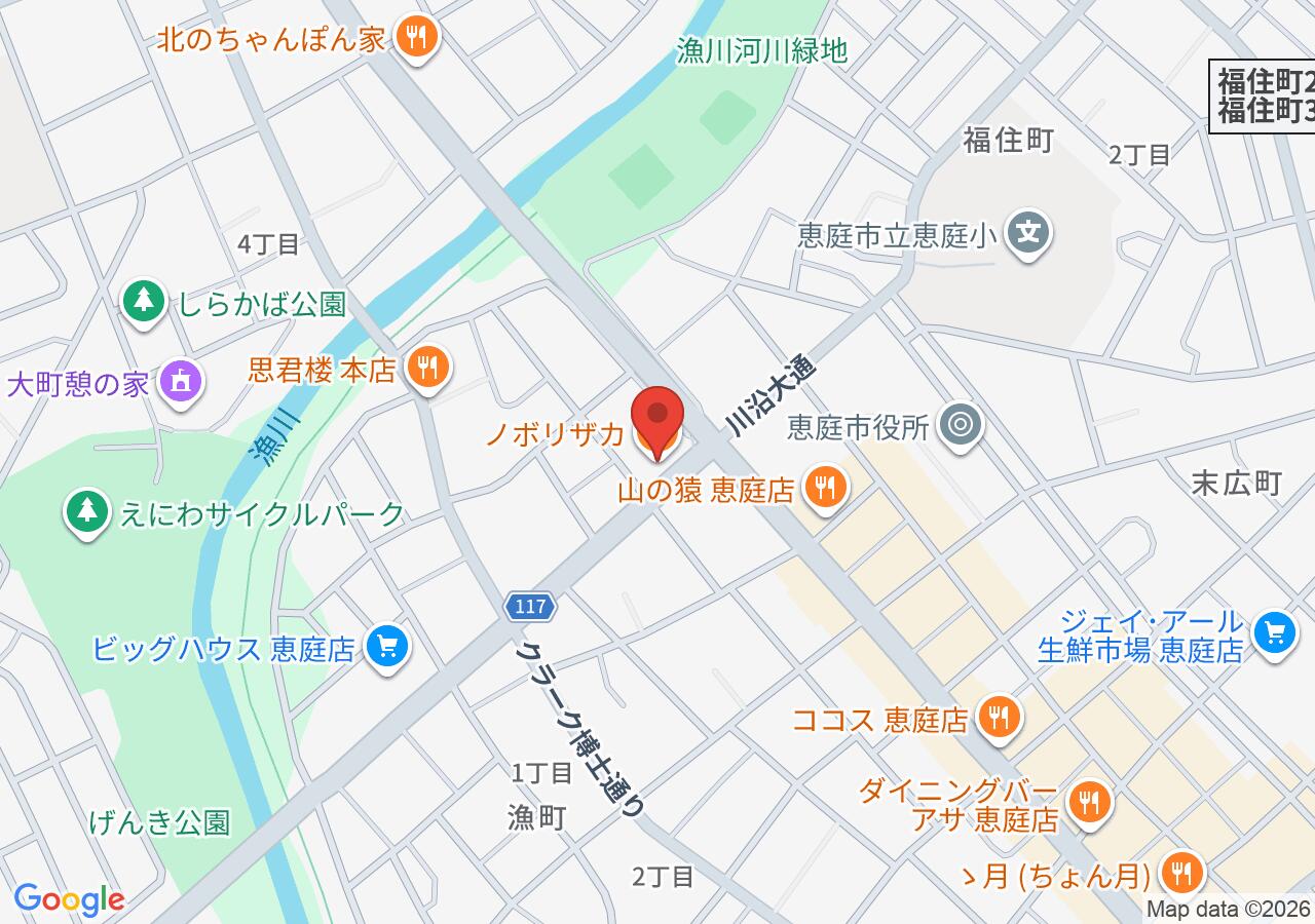 ノボリザカの地図