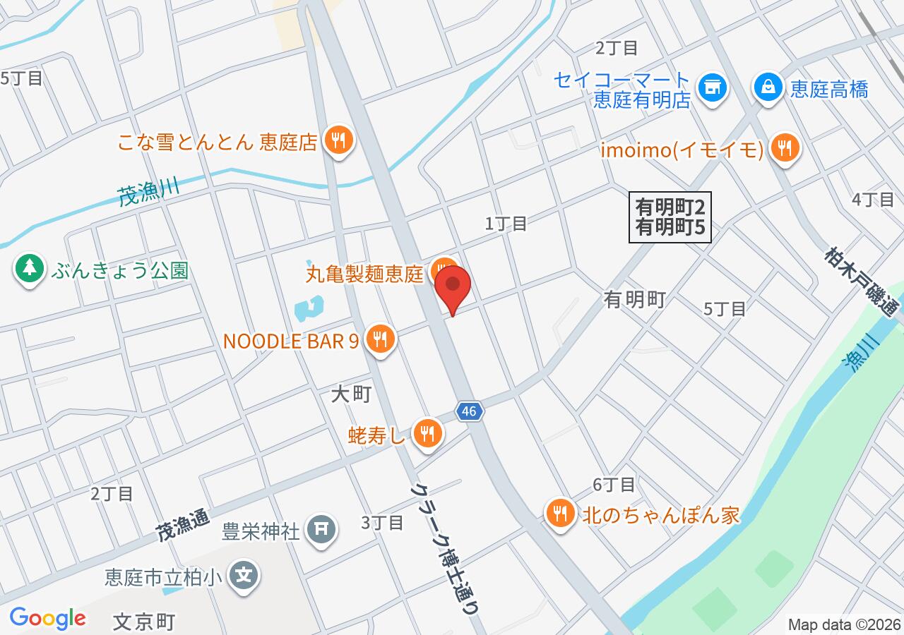 横浜家系ラーメン山壱家の地図