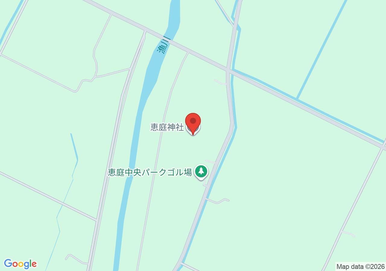 恵庭神社の地図