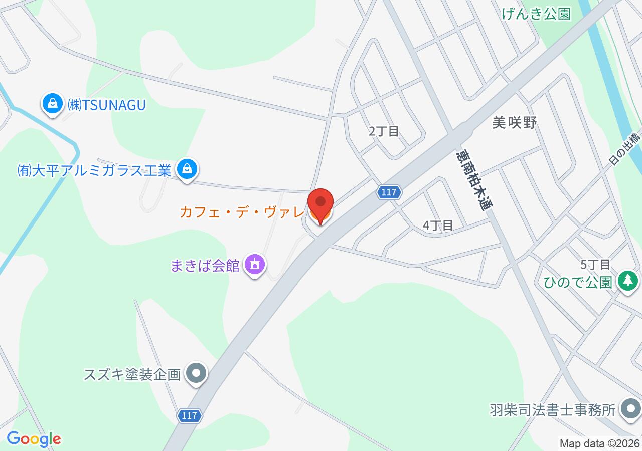 カフェ・デ・ヴァレの地図