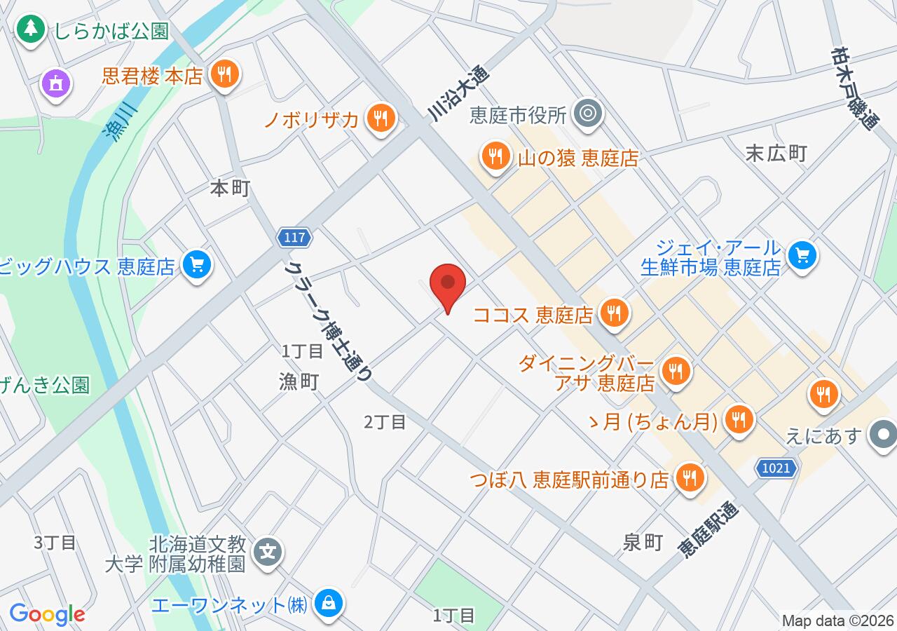 ティペットの地図